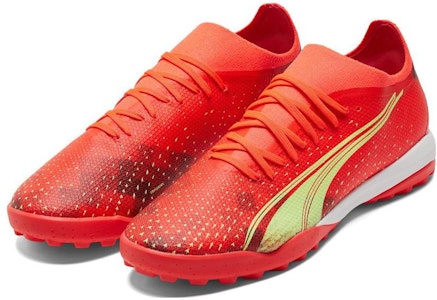 PUMA ULTRA Match TT 防滑耐磨 足球鞋 橙綠 Lookbook PUMA ULTRA Match TT 防滑耐磨 足球鞋 橙綠