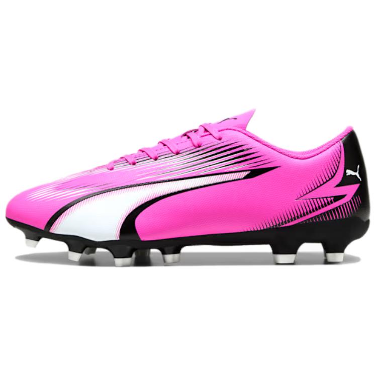 Puma Ultra Play Lightweight Comfortable Soccer Cleats Pink/Black/White 107763-01