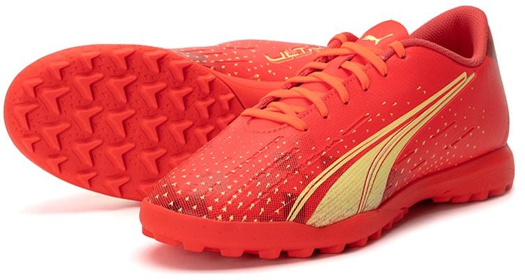 PUMA Ultra Play TT人造草坪 耐磨防滑 足球鞋 紅色 Lookbook PUMA Ultra Play TT人造草坪 耐磨防滑 足球鞋 紅色