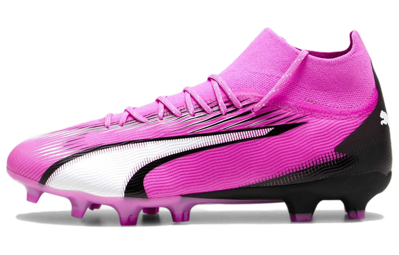 Puma Ultra Pro AG/FG Pink Soccer Cleats Football Boots 107750-01