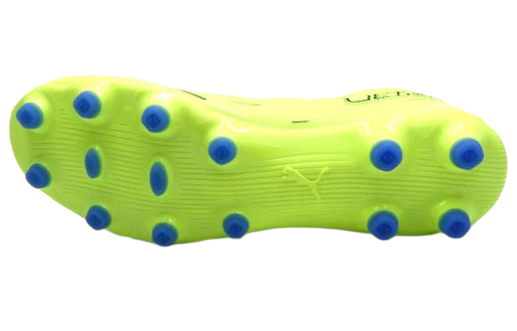 Shop PUMA Ultra Pro HG/AG 人造草坪 防滑耐磨 足球鞋 男款 綠藍