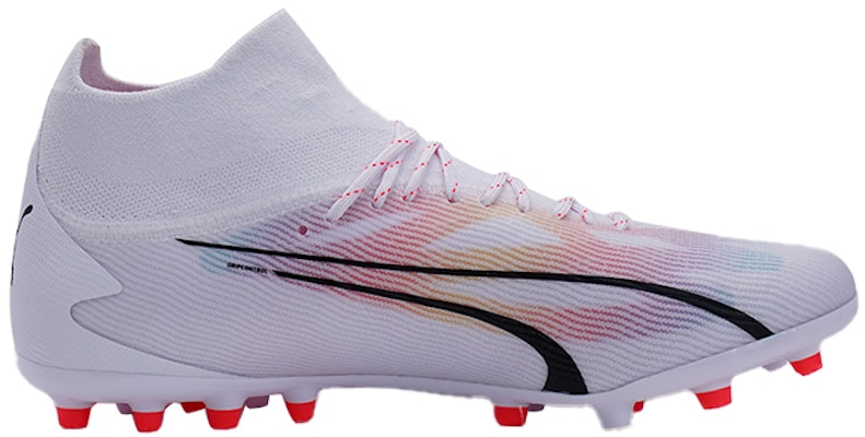 彪马 Ultra Pro MG '白色黑色火焰兰花' 107508-01 Order 彪马 Ultra Pro MG '白色黑色火焰兰花' 107508-01