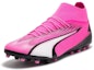 Lookbook Kasut Bola Sepak Puma Ultra Pro MG 'Merah Jambu Putih Hitam' 107752-01