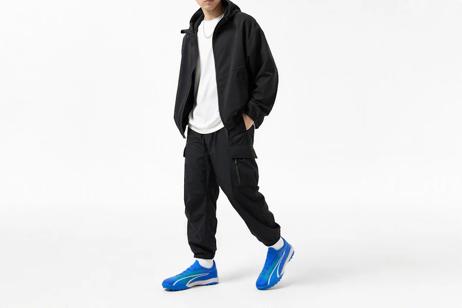 PUMA Ultra Ultimate CAGE 短草地 舒適搭配 足球鞋 男款 白藍 Order PUMA Ultra Ultimate CAGE 短草地 舒適搭配 足球鞋 男款 白藍