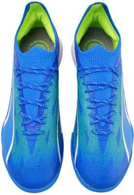 PUMA Ultra Ultimate CAGE 短草地 舒適搭配 足球鞋 男款 白藍 Shop PUMA Ultra Ultimate CAGE 短草地 舒適搭配 足球鞋 男款 白藍