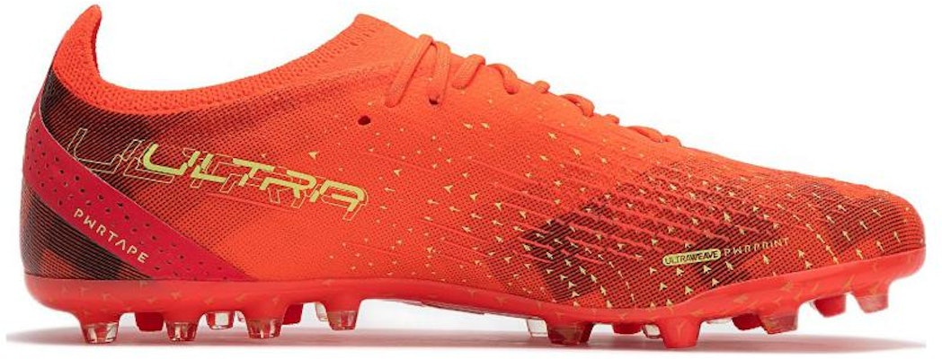 PUMA Ultra Ultimate MG 防滑耐磨 多功能場地足球鞋 橙黃 Order PUMA Ultra Ultimate MG 防滑耐磨 多功能場地足球鞋 橙黃