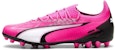 Kasut Bola Puma Ultra Ultimate MG 'Merah Jambu Putih' 107749-01