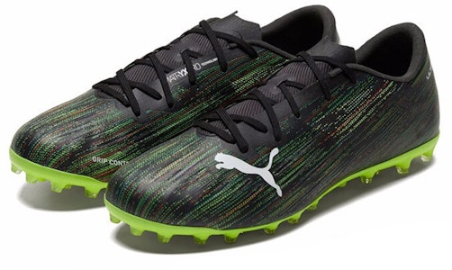 プーマ ウルトラ 2.2 MG 黒白緑 106345-02 Lookbook プーマ ウルトラ 2.2 MG 黒白緑 106345-02