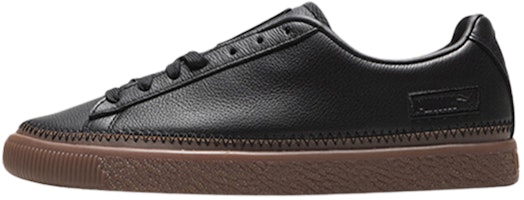 Puma Unisex Basket Stitched Low-Top Sneakers Black/Brown 368387-03 Puma Unisex Basket Stitched Low-Top Sneakers Black/Brown 368387-03