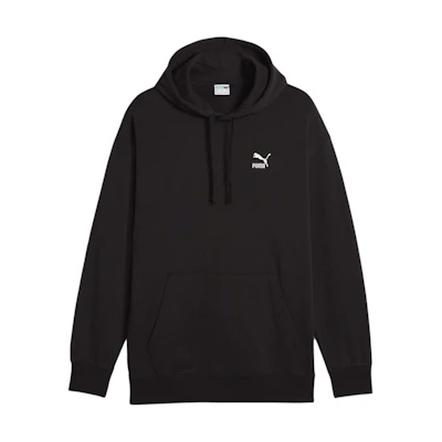 Puma Unisex Black Solid Color Casual Loose Pullover Hoodie 626117-01