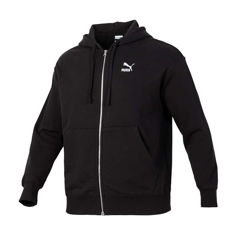 Puma Unisex Black Zip-Up Track Jacket - Comfortable Sportswear 626106-01