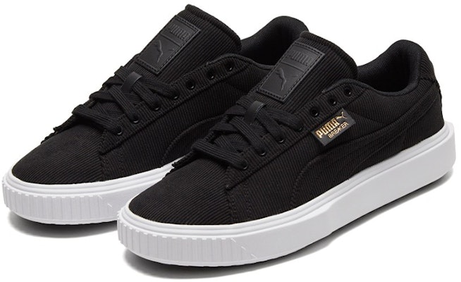 Sepatu Puma Unisex Breaker Corduroy Hitam/Putih 382632-01 Lookbook Sepatu Puma Unisex Breaker Corduroy Hitam/Putih 382632-01