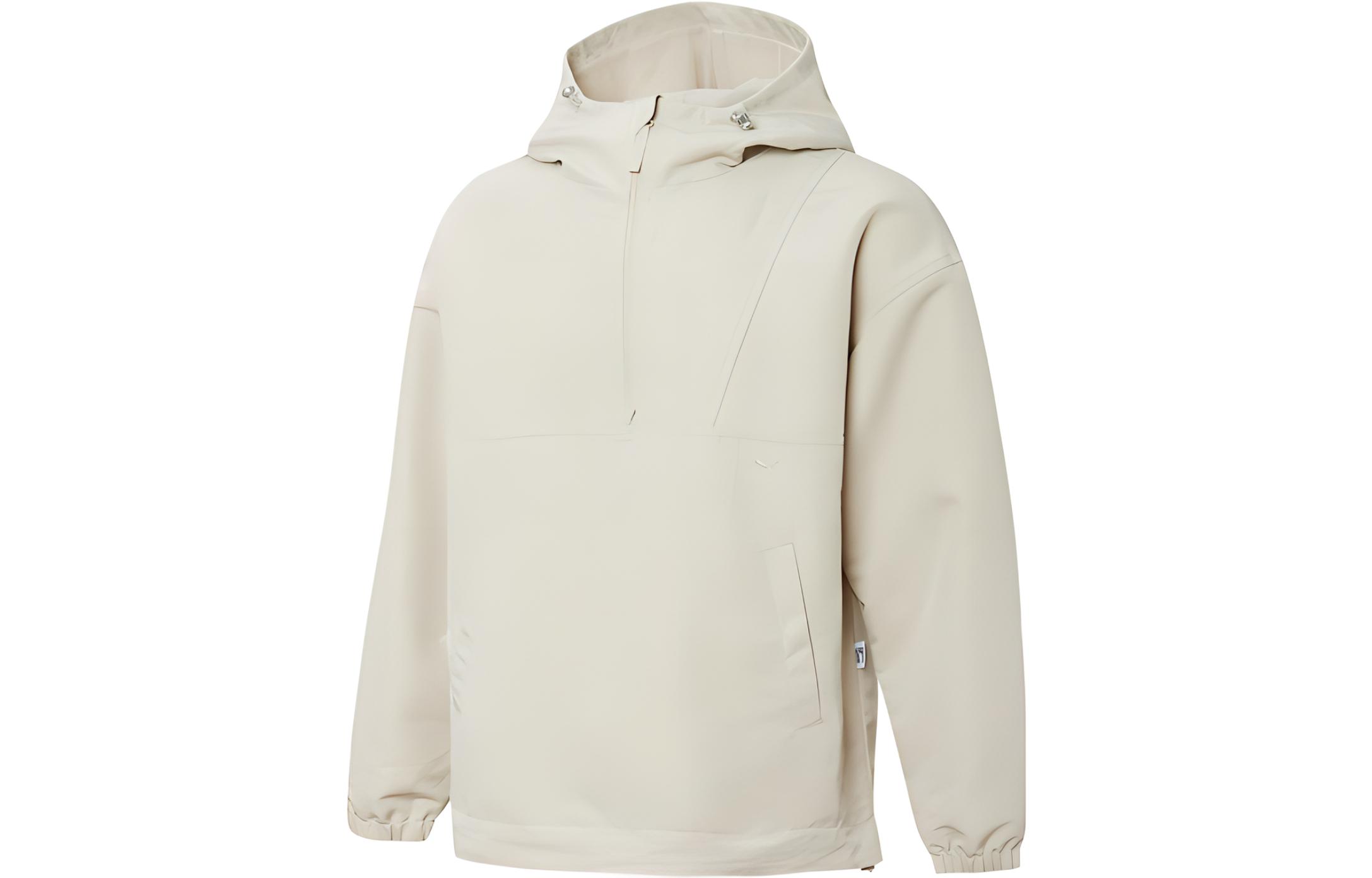 Puma Unisex Casual Pullover Hoodie Jacket - Off-White 534674-64
