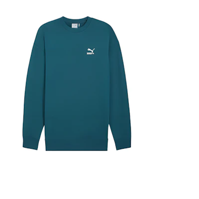 Puma Unisex Comfort Crewneck Pullover Sweatshirt Lime Green 626109-75