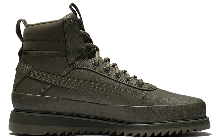 Order Puma Unisexe Desierto v2 WTR Baskets Montantes en Caoutchouc Vert 380754-02