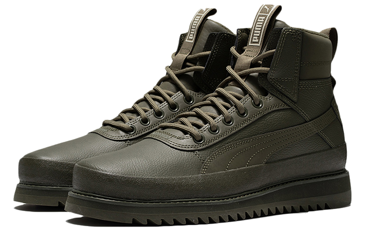 Lookbook Puma Unisexe Desierto v2 WTR Baskets Montantes en Caoutchouc Vert 380754-02