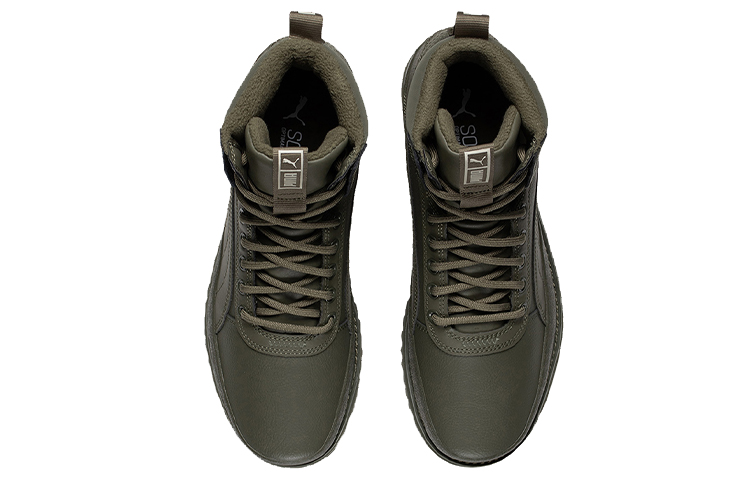 Shop Puma Unisexe Desierto v2 WTR Baskets Montantes en Caoutchouc Vert 380754-02