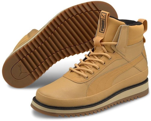 Puma Unisex Desierto v2 WTR Sepatu Boot Tinggi Karet Cokelat 380754-03 Shop Puma Unisex Desierto v2 WTR Sepatu Boot Tinggi Karet Cokelat 380754-03
