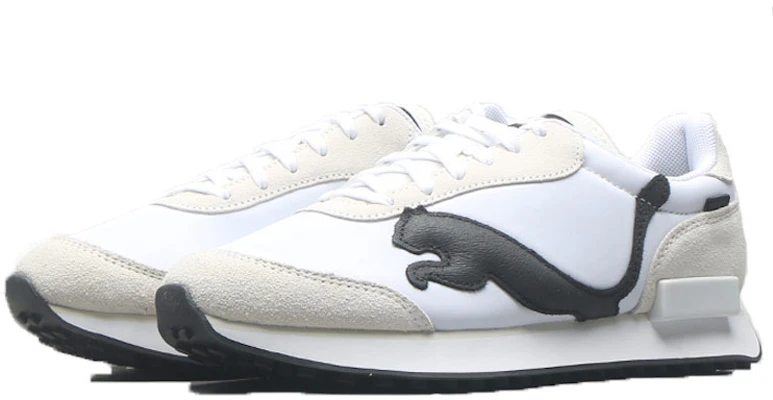 PUMA Future Rider Alert 防滑 低筒 運動休閒鞋 男女同款 米白黑 Lookbook PUMA Future Rider Alert 防滑 低筒 運動休閒鞋 男女同款 米白黑