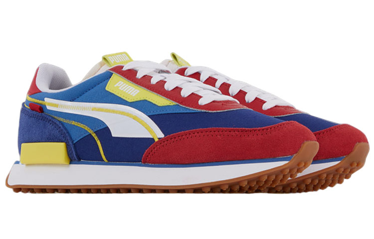Lookbook Puma Unisexe Future Rider Twofold Sd Chaussures Running Blanc/Rouge/Bleu 381052-04