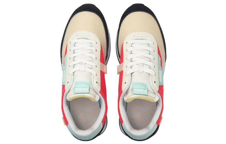 Lookbook Sepatu Lari Puma Future Rider Twofold Sd Putih/Hitam/Merah Unisex 381052-13