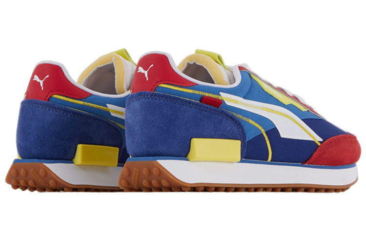 Shop Puma Unisexe Future Rider Twofold Sd Chaussures Running Blanc/Rouge/Bleu 381052-04