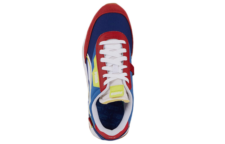 Purchase Puma Unisexe Future Rider Twofold Sd Chaussures Running Blanc/Rouge/Bleu 381052-04