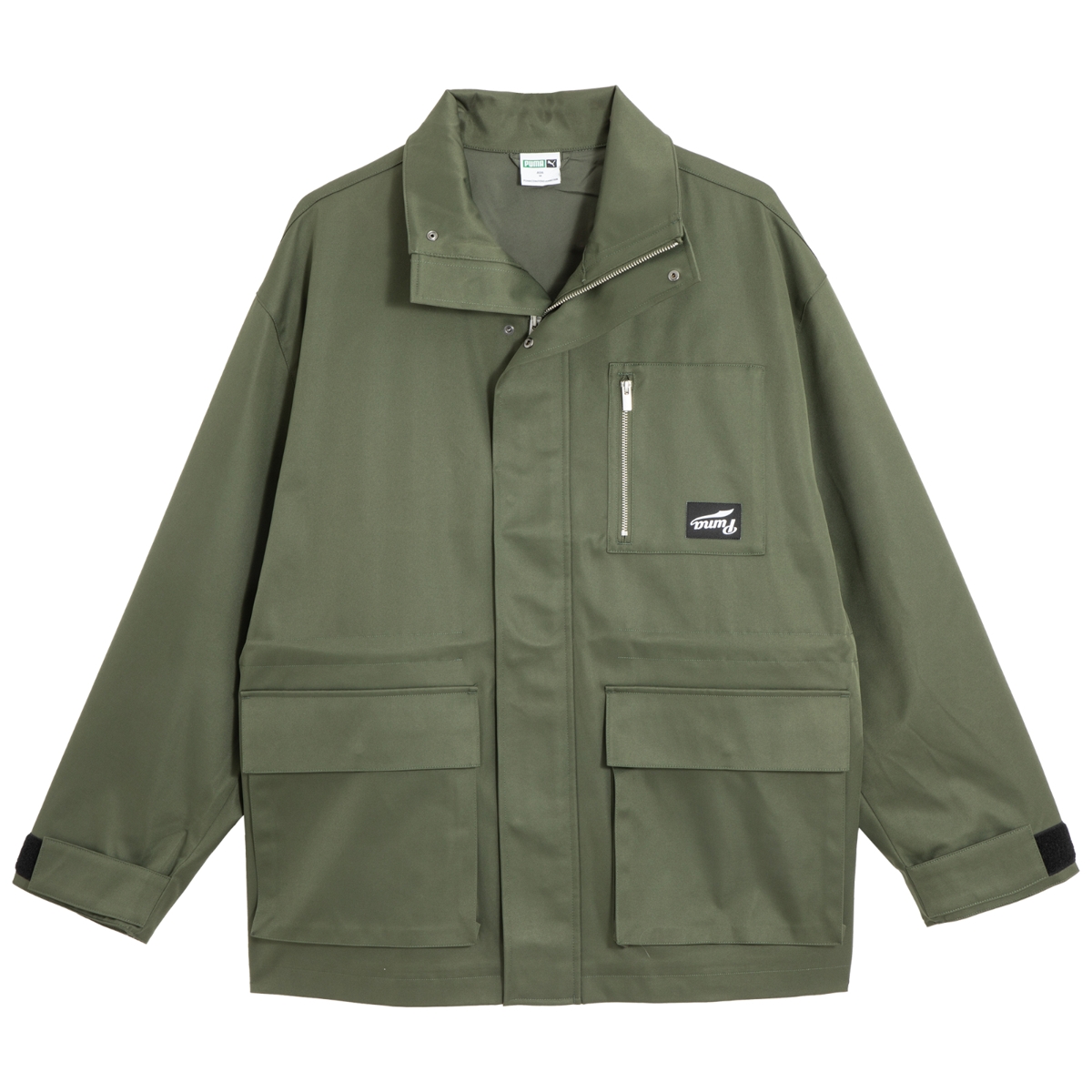 Puma Unisex Green Outdoor Casual Multi-Pocket Workwear Jacket 621663-32
