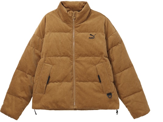 PUMA Unisex Logo Printed Lightweight Windproof Down Jacket Beige 535581-74 Buy PUMA Unisex Logo Printed Lightweight Windproof Down Jacket Beige 535581-74