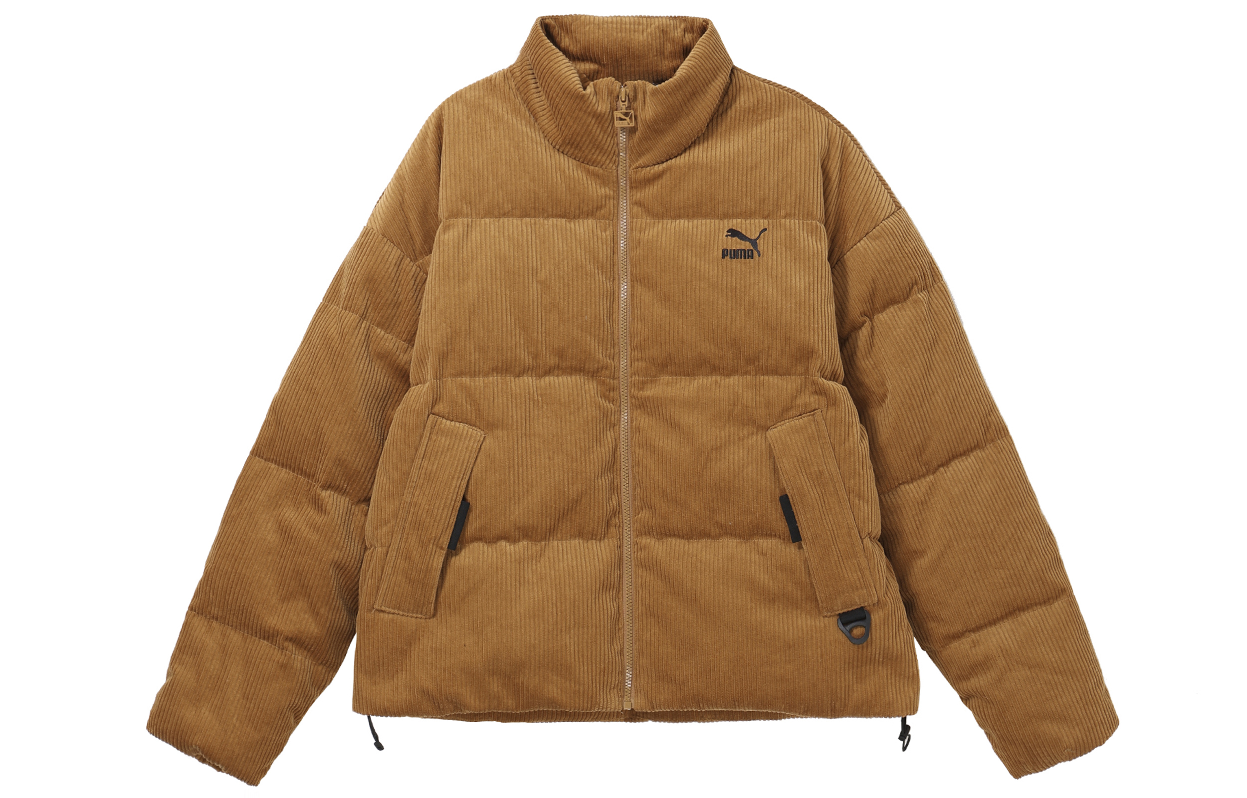 Order PUMA Unisex Logo Printed Lightweight Windproof Down Jacket Beige 535581-74