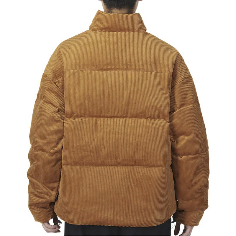 Cheap PUMA Unisex Logo Printed Lightweight Windproof Down Jacket Beige 535581-74