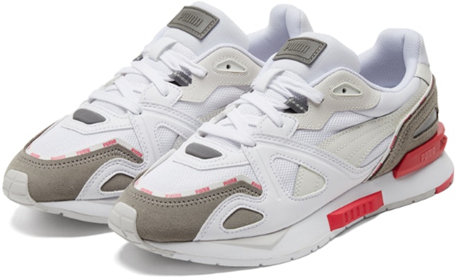 Puma Unisex Mirage Mox Running Shoes Grey/Red 381014-04 Order Puma Unisex Mirage Mox Running Shoes Grey/Red 381014-04
