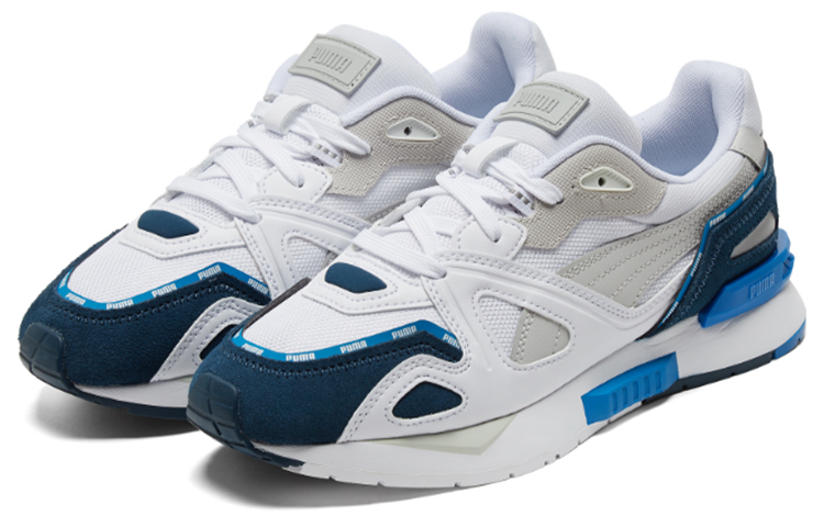 Order Puma Unisex Mirage Mox Hardloopschoenen Wit/Blauw 381014-03