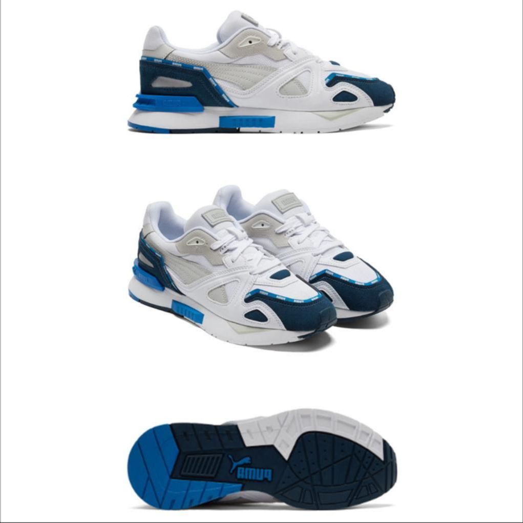 Puma Unisex Mirage Mox Running Shoes White/Blue 圖 5