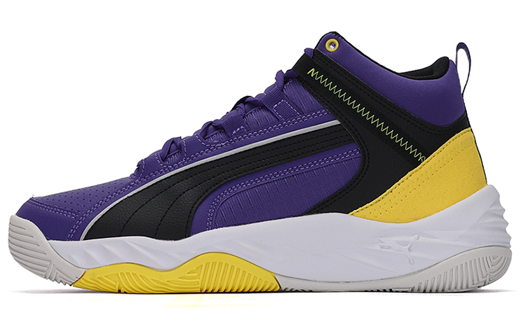 Puma Unisex Rebound Future Evo Mid-Top Purple/Gold 374899-09
