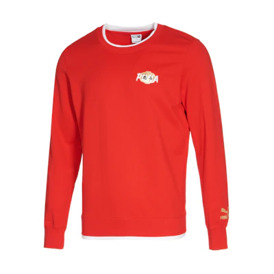 Puma Unisex Red Crewneck Sweatshirt - Casual, Warm, and Stylish 534685-11
