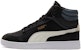 Puma Unisex Shuffle Kasut Mid-Top Hitam/Putih 380748-07