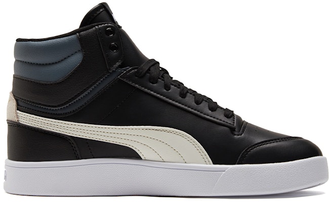 Puma Unisex Shuffle Mid-Top Sneakers Black/White 380748-07 Order Puma Unisex Shuffle Mid-Top Sneakers Black/White 380748-07