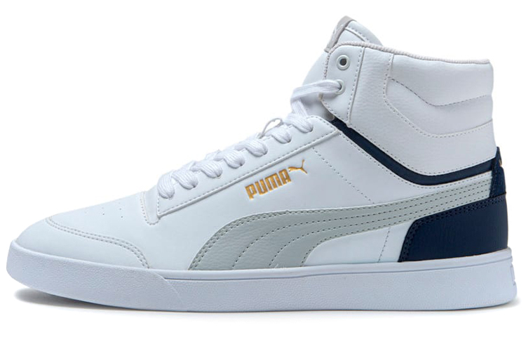 Puma Unisex Shuffle Mid Sneakers White/Blue/Grey 384319-50