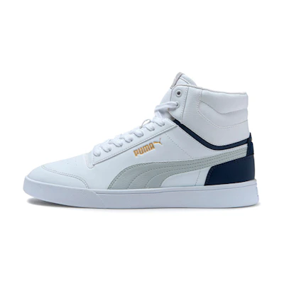 Puma Unisex Shuffle Mid Sneakers White/Blue/Grey