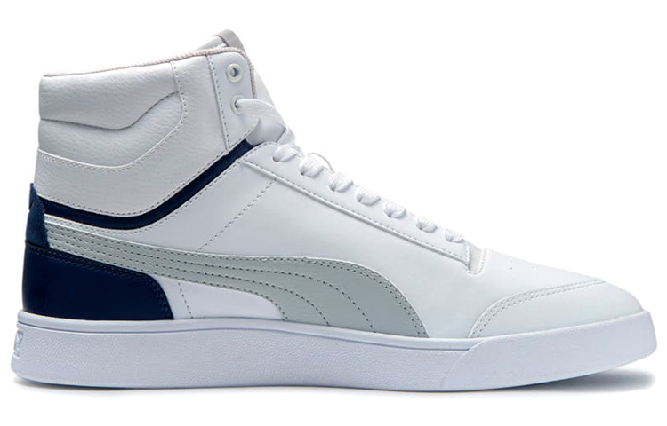 Order Puma Unisex Shuffle Mid Sepatu Putih/Biru/Abu-abu 384319-50