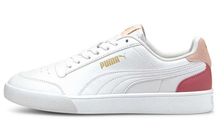 Puma Unisex Shuffle Sneakers White/Red/Pink 309668-14