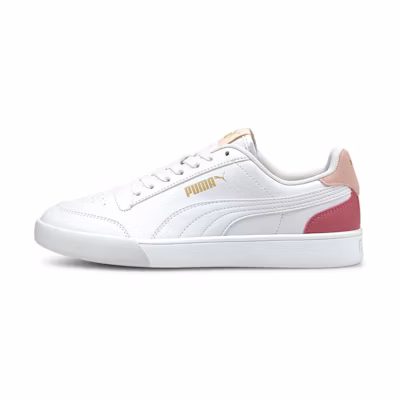 Puma Unisex Shuffle Sneakers White/Red/Pink