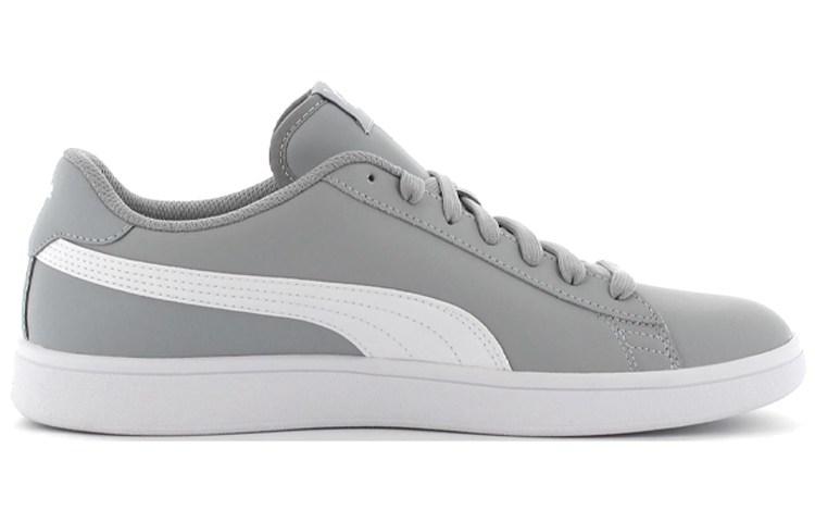 Order Puma 男女同款 Smash V2 L 灰/白色运动鞋 365215-10