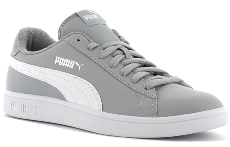 Lookbook Puma 男女同款 Smash V2 L 灰/白色运动鞋 365215-10