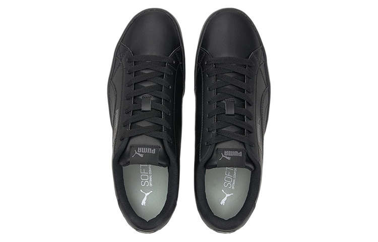 Lookbook Puma Smash Vulc V3 復古低筒休閒板鞋 男女同款 黑色