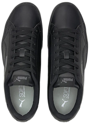 Puma Smash Vulc V3 復古低筒休閒板鞋 男女同款 黑色 Lookbook Puma Smash Vulc V3 復古低筒休閒板鞋 男女同款 黑色