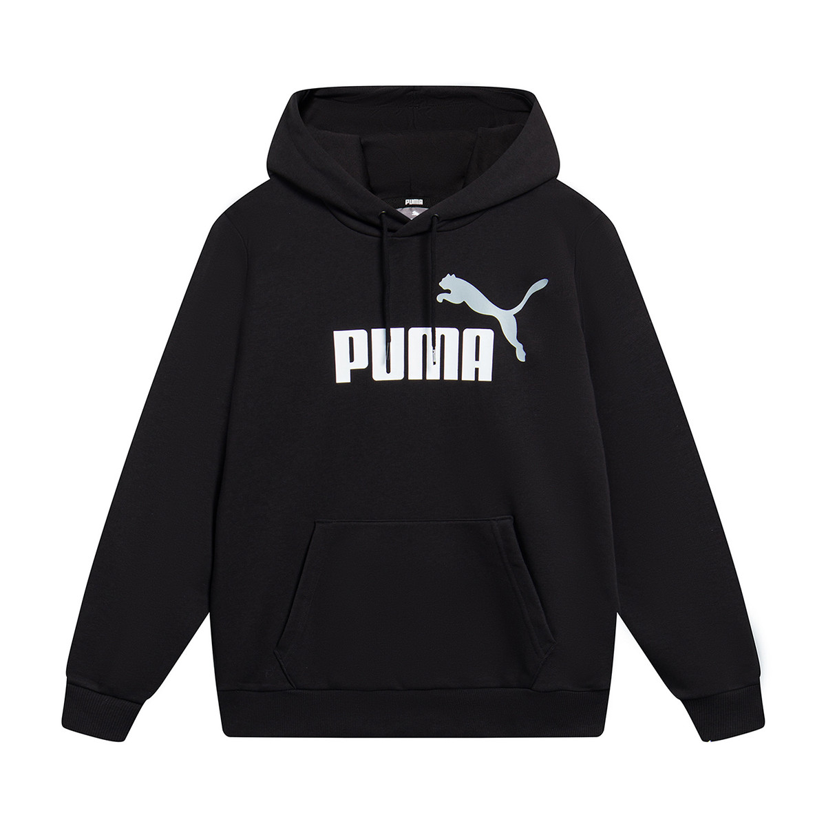 Puma Unisex Soft Hooded Pullover Sweatshirt Black 588691-61