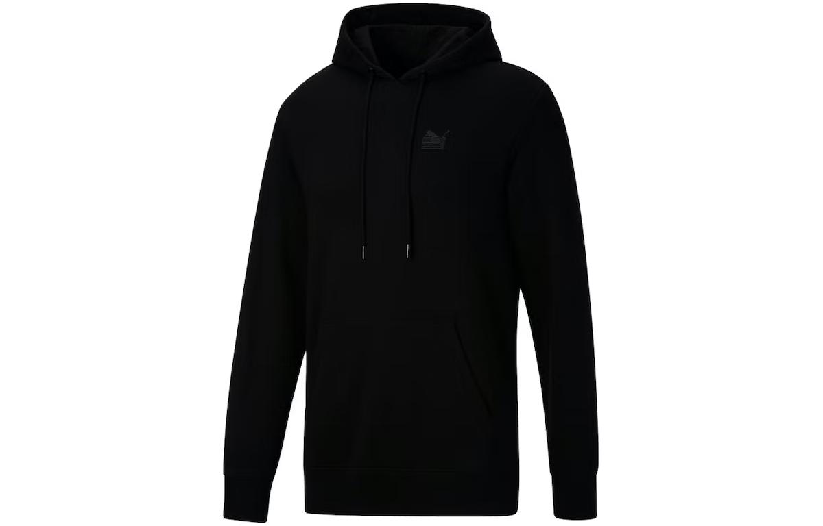 Puma Unisex Solid Color Hoodie Black 533684-01