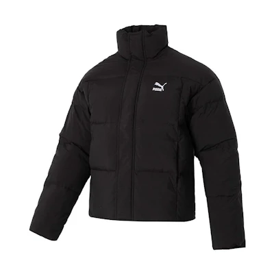 Puma Unisex Solid Color Zipper Jacket - Warm, Cozy, and Short Stand Collar 623600-01